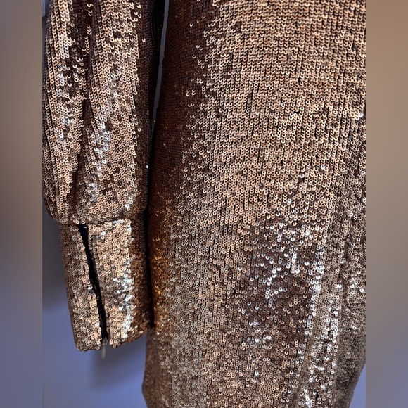 A.L.C. Gold Long Sleeve Dress - Picture 13 of 13